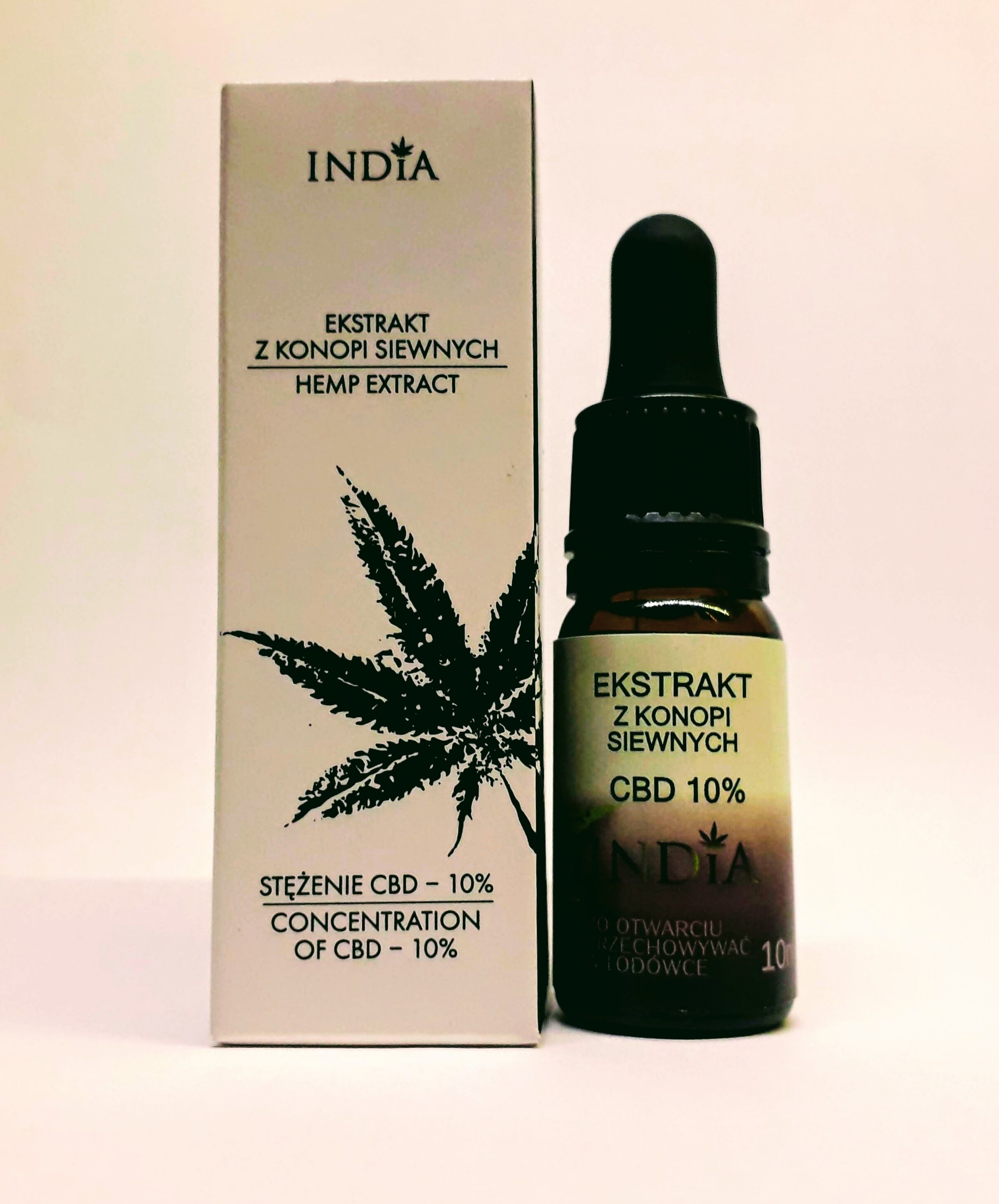  Olej  konopny  z CBD  10 India 10ml Zielarka