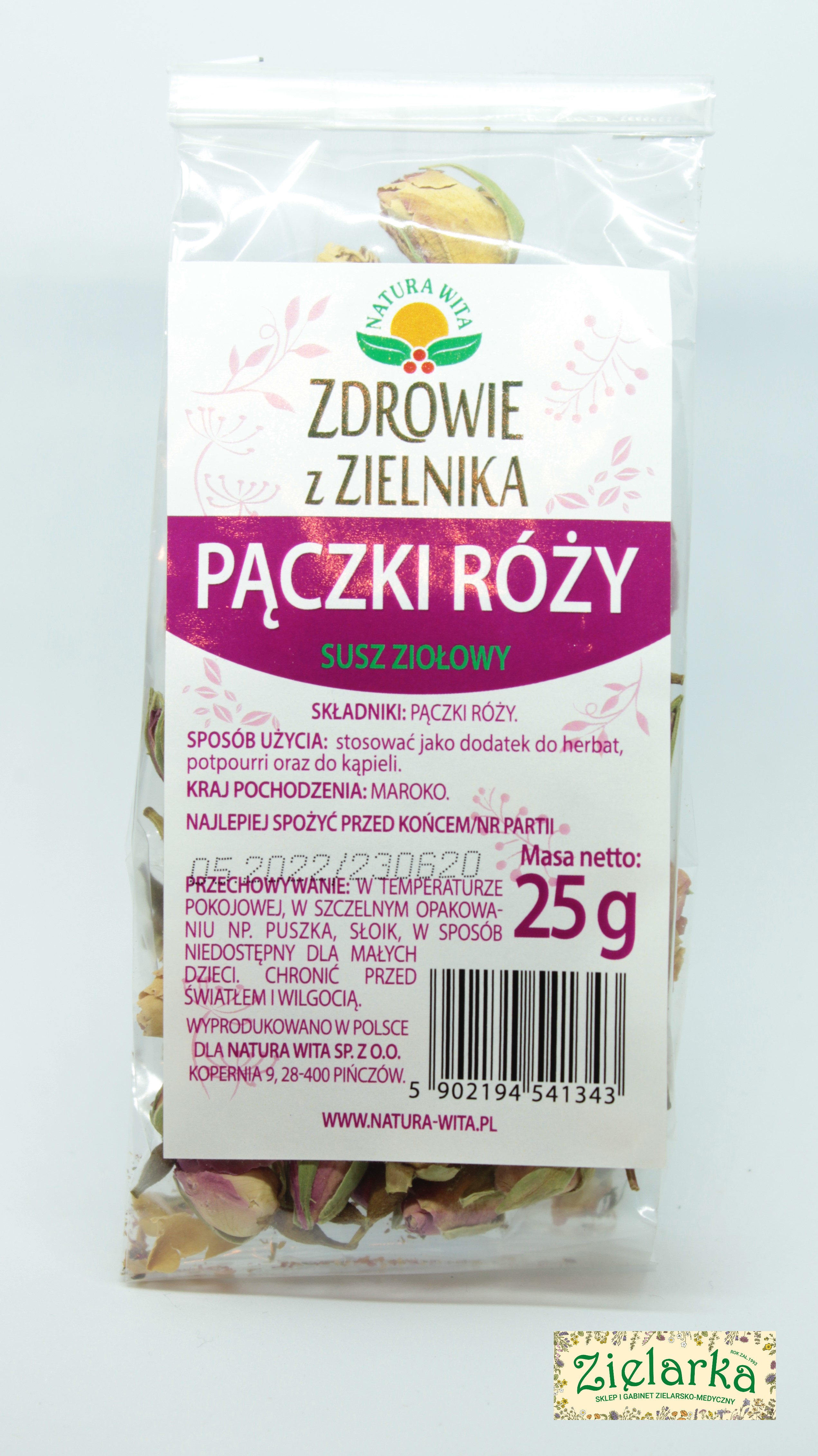 Pączki róży 25g NaturaWita